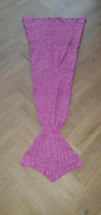 Zeemeermin deken met staart roze, Ophalen of Verzenden, Zo goed als nieuw, 100 cm of meer, Deken