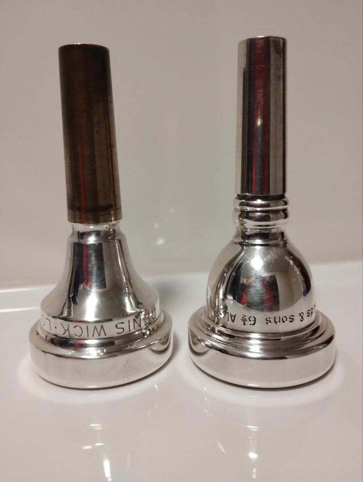 Dennis Wick 5ABL en Arnolds & Sons mondstuk 6 1/2 AB-L, Muziek en Instrumenten, Blaasinstrumenten | Trombones, Gebruikt, Tenor