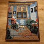 Borduurwerk Johannes Vermeer, vrouw die leest 34x44 cm, Antiek en Kunst, Ophalen
