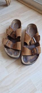 BIRKENSTOCK 38 sandal Arizona leren suede mink, Ophalen of Verzenden, Zo goed als nieuw