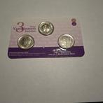 Coincard 3 Vorstinnen kwartjes, Postzegels en Munten, Munten | Nederland, Ophalen of Verzenden, 25 cent