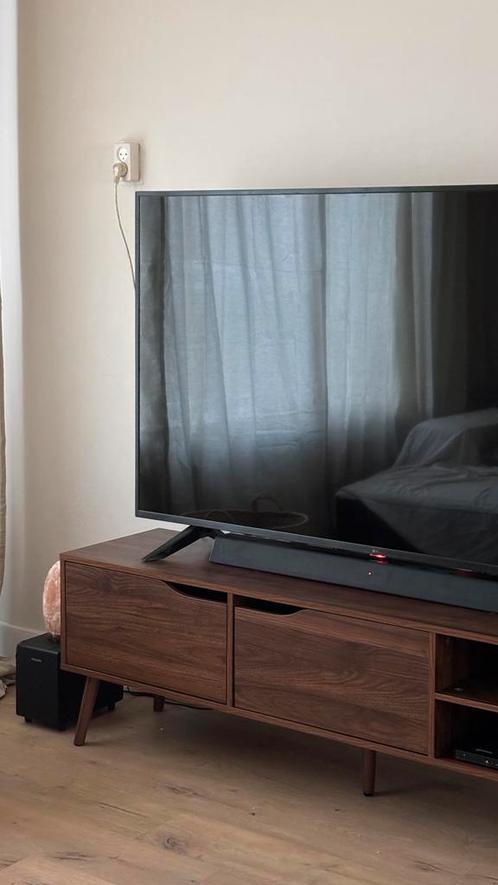 Sweeek tv meubel walnoot, Huis en Inrichting, Kasten | Televisiemeubels, Zo goed als nieuw, Minder dan 100 cm, 25 tot 50 cm, Ophalen of Verzenden