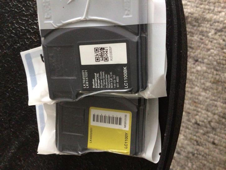 Brother LC1100 BK/Y Inktcartridges - Nieuw, Computers en Software, Printerbenodigdheden, Nieuw, Cartridge, Ophalen of Verzenden