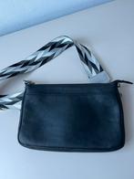 Schitterend zwart leren tasje van Burkely…, Ophalen of Verzenden, Zo goed als nieuw, Zwart, Leer