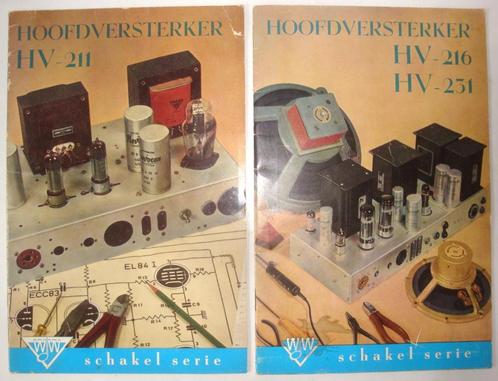 De Muiderkring WW-Schakelserie deel 1 en 2 Hoofdversterker H, Boeken, Techniek, Zo goed als nieuw, Elektrotechniek, Ophalen of Verzenden