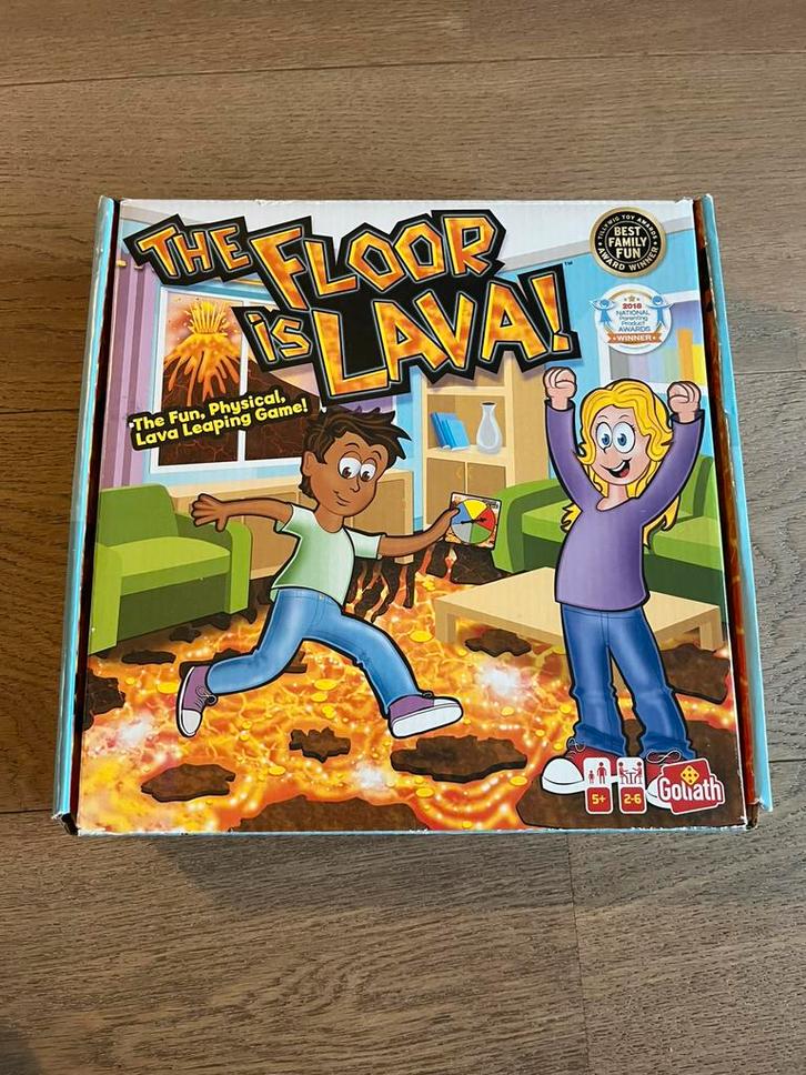 Spel de vloer is lava, Hobby en Vrije tijd, Gezelschapsspellen | Kaartspellen, Zo goed als nieuw, Ophalen of Verzenden