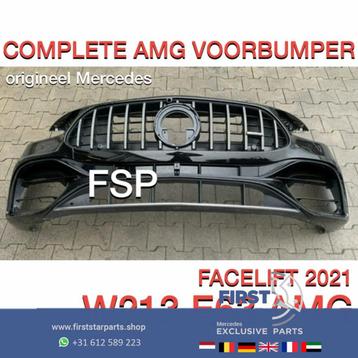 W213 E KLASSE FACELIFT E63 AMG VOORBUMPER ZWART COMPLEET ori