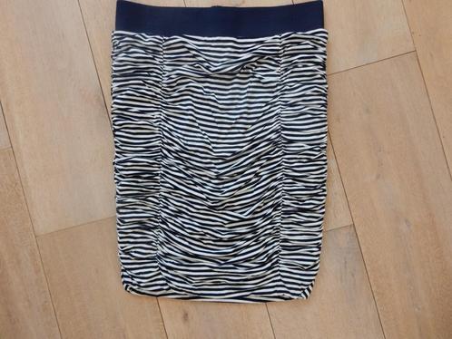 z.g.a.n. Blauw/wit gestreept rok maat 40 (staat in XL, Kleding | Dames, Rokken, Zo goed als nieuw, Maat 38/40 (M), Blauw, Boven de knie