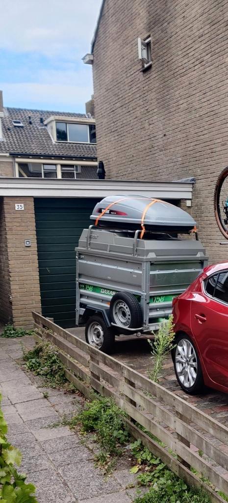 Te huur: verhoogde Daxara aanhangwagen, Auto diversen, Aanhangers en Bagagewagens, Zo goed als nieuw, Ophalen