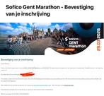 Halve Marathon Gent België, Eén persoon