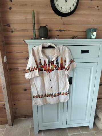 herenblouse met bier print  beschikbaar voor biedingen