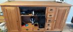 Net dressoir met tv lift. Exclusief tv en inhoud, Ophalen, Gebruikt, Teakhout, Minder dan 100 cm