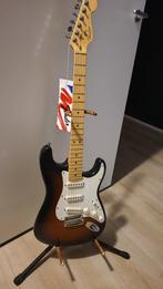 fender stratocaster sunburst American 1996 (anniversary), Ophalen of Verzenden, Zo goed als nieuw, Solid body, Fender