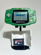 Nintendo Game Boy Advance Transparant Groen (Incl. 2 games!), Ophalen of Verzenden, Zo goed als nieuw, Game Boy Advance