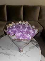 Prachtig Boeket Kunstbloemen - Paarse Rozen, Verzenden, Nieuw, Binnen