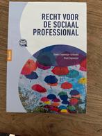 Recht voor de sociaal professional - Boom, Boeken, Ophalen of Verzenden, Alpha, Zo goed als nieuw, HBO