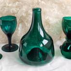 Oude groene fles met diepe ziel, Antiek en Kunst, Ophalen of Verzenden