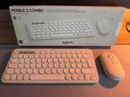 Logitech toetsenbord + muis (pebble 2 combo), Toetsenbord en muis-set, Nieuw, Ophalen of Verzenden, Draadloos