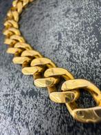 Prachtige 14 karaats gouden cuban armband, Ophalen of Verzenden, Nieuw, Goud