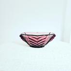 Schaal, vintage paars glas, Ophalen of Verzenden