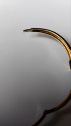 14 karaat gouden bangle met saffier diamant robijn gemerkt, Sieraden, Tassen en Uiterlijk, Armbanden, Ophalen of Verzenden, Zo goed als nieuw