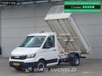 MAN TGE 3.180 Open Laadbak Dubbellucht 3,5t Trekhaak Airco C, Auto's, Gebruikt, Euro 6, 4 cilinders, Wit