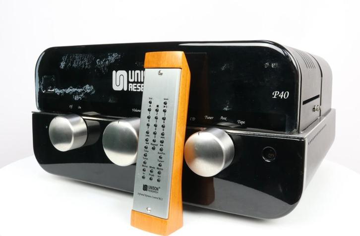 Unison Research P40 buizen versterker, Audio, Tv en Foto, Buizenversterkers, Versterker, Ophalen of Verzenden