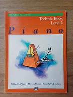 Alfred's basic piano library technic book level 2, Muziek en Instrumenten, Bladmuziek, Piano, Ophalen of Verzenden, Zo goed als nieuw