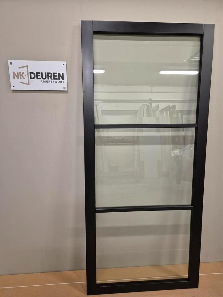Glazen Binnendeur Links Draaiend - 93x211,5 cm, Doe-het-zelf en Verbouw, Deuren en Horren, Binnendeur, 200 tot 215 cm, Ophalen of Verzenden