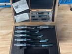 Mitutoyo buiten micrometer set 0–150 mm – OMST‑150 / 103‑913, Doe-het-zelf en Verbouw, Meetapparatuur, Ophalen of Verzenden, Gebruikt