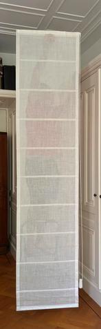 Twee lange vouwgordijnen, gebroken wit, 200 cm of meer, Wit, Zo goed als nieuw, 50 tot 100 cm