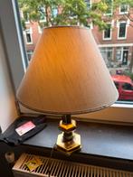 Klassieke messing lamp met lampkap, Huis en Inrichting, Ophalen, Zo goed als nieuw, Minder dan 50 cm