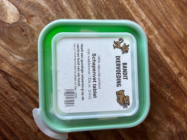 Bio Bandit schapenvet blokjes voor mooie huid/vacht hond, Dieren en Toebehoren, Dierenvoeding, Hond, Ophalen of Verzenden