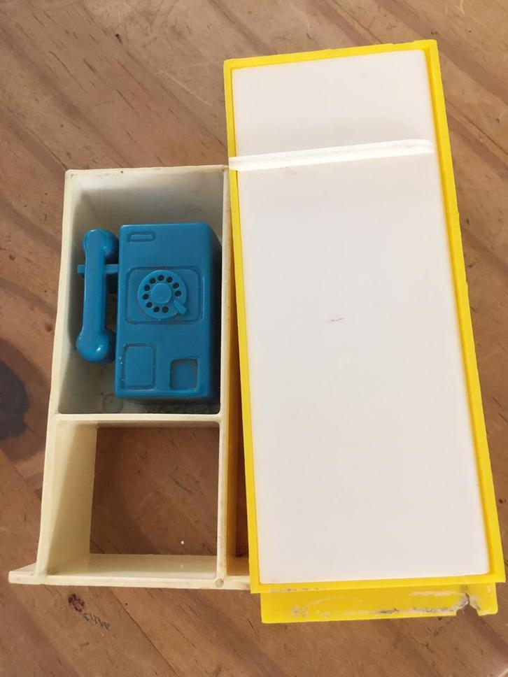 Oude poppenhuis meubeltjes gemerkt., Verzamelen, Speelgoed, Gebruikt, Ophalen of Verzenden