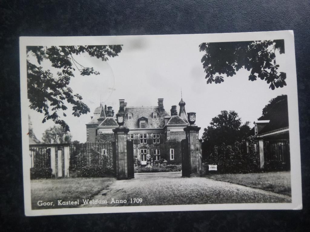 GOOR kasteel Weldam E  1953, Ophalen of Verzenden, 1940 tot 1960, Overijssel