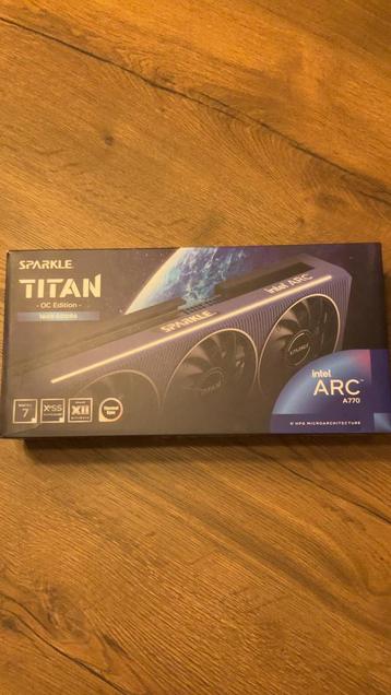 *NIEUW* Sparkle TITAN Intel Arc A770 16GB videokaart beschikbaar voor biedingen