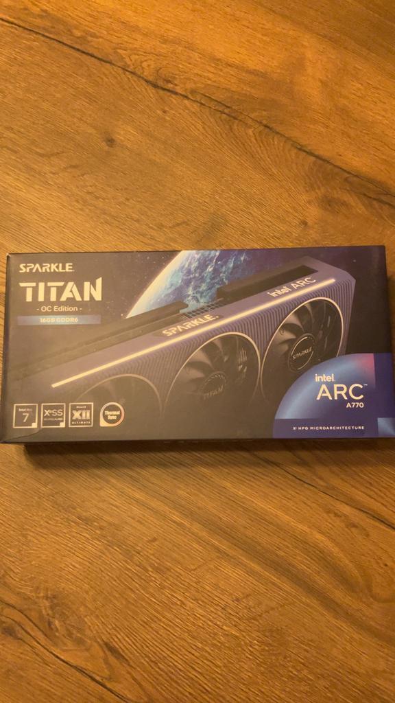 *NIEUW* Sparkle TITAN Intel Arc A770 16GB videokaart, Computers en Software, Videokaarten, Nieuw, Overige chipsets, PCI-Express 4.0