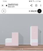 Ikea Småstad Kinderkast Wit met Roze, Kast, 50 tot 70 cm, 105 cm of meer, Ophalen of Verzenden