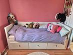 Ikea HEMNES uitschuifbed, 70 tot 85 cm, Ophalen of Verzenden, Zo goed als nieuw, Matras