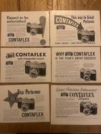 Zeiss Contaflex originele advertenties diverse, Ophalen of Verzenden, Gebruikt, Overige typen