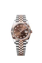 Rolex Datejust 126331 Choco Diamond Dial Jubilee 41mm - 2019, Ophalen, Staal, Polshorloge, Zo goed als nieuw