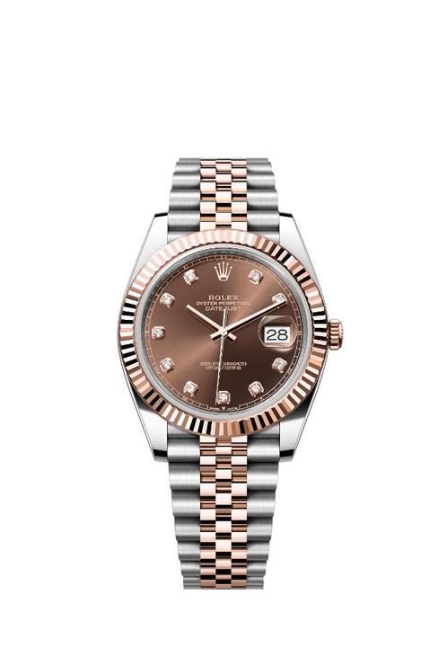 Rolex Datejust 126331 Choco Diamond Dial Jubilee 41mm - 2019, Sieraden, Tassen en Uiterlijk, Horloges | Heren, Zo goed als nieuw