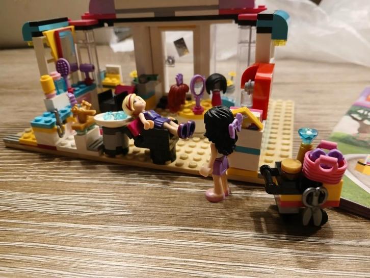 Lego Friends nr. 41093 Heartlake Kapsalon, Kinderen en Baby's, Speelgoed | Duplo en Lego, Zo goed als nieuw, Lego, Complete set