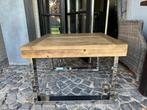 Riviera maison washington salontafel/ bijzettafel, Huis en Inrichting, Tafels | Sidetables, 50 tot 100 cm, Rond, Ophalen of Verzenden
