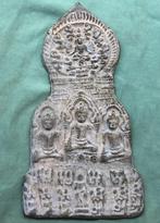 Boeddha bronzen plaquette, Ophalen of Verzenden