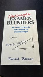 Richard Benson - Geslaagde examenblunders, Ophalen of Verzenden, Zo goed als nieuw, Richard Benson