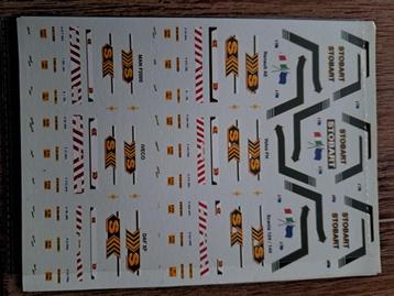 Decal set voor 6 Eddy Stobart trekkers , oa Scania en Volvo beschikbaar voor biedingen