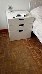 Nachtkastje, Huis en Inrichting, Kasten | Ladekasten, Ophalen, 1 of 2 laden, 50 tot 100 cm, Zo goed als nieuw