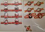 Sigarenbandjes 168 verschillende, Ophalen of Verzenden, Zo goed als nieuw, Sigarenbandjes