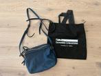 Gianni Chiarini - donkerblauwe leren schoudertas, Sieraden, Tassen en Uiterlijk, Ophalen of Verzenden, Nieuw, Blauw, Schoudertasje